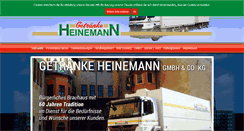 Desktop Screenshot of getraenke-heinemann.com